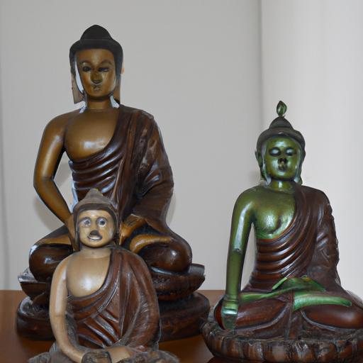 Bộ Sưu Tập Các Tượng Phật Với Các Tư Thế Và Kích Thước Khác Nhau