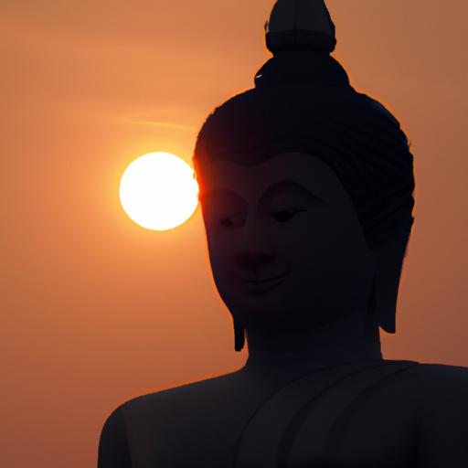 Cảnh Hoàng Hôn Tuyệt Đẹp Ở Tượng Phật Lớn Nhất Đông Nam Á