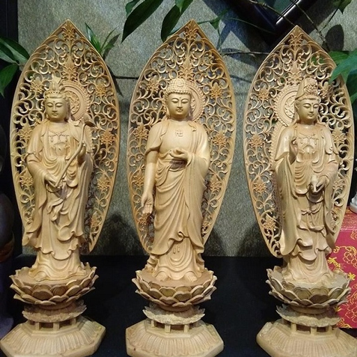 Xản Xuất Tượng Gỗ Tam Thế Phật