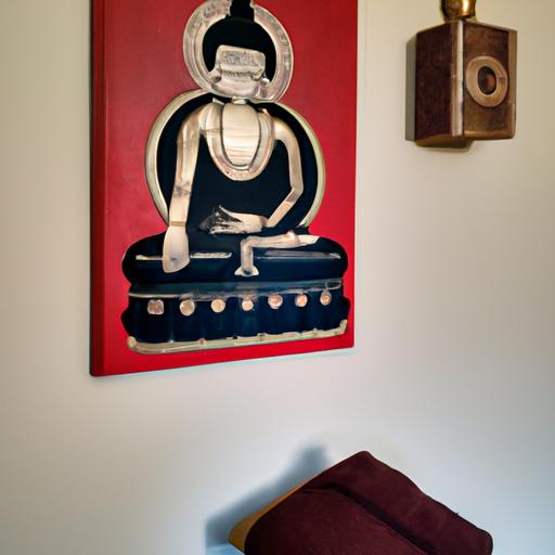 Một Sự Kết Hợp Hiện Đại Về Biểu Tượng Phật Giáo Tây Tạng Trong Thiết Kế Nội Thất