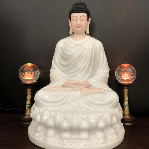 Tượng Đức Phật Thích Ca Mâu Ni Bằng Gốm
