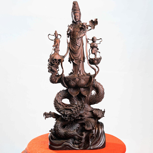 Tượng Gỗ Phật Bà Quan Âm