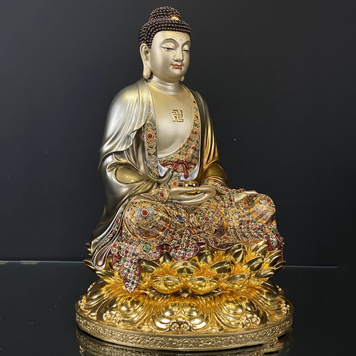 Tượng Phật A Di Đà Bằng Đồng Lộc Nam Đính Đá