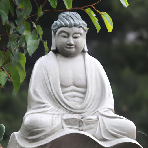 Tượng Phật Bà Quan Âm Từ Đá Ngồi Thiền