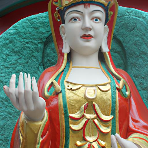 Gần Cận Với Tượng Phật Bà Quan Âm Tuyệt Đẹp Với Những Chi Tiết Tinh Xảo