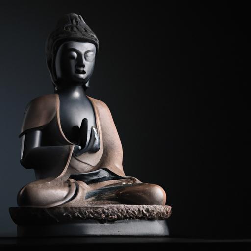 Tượng Phật Đản Sanh Composite Ngồi Trong Tư Thế Yên Bình Và Thiền Định, Tỏa Ra Sự Bình An Và Thanh Tịnh