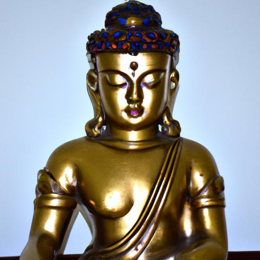 Tượng Phật Đản Sanh Đẹp Với Nét Mặt Thanh Tịnh Và Bình Yên