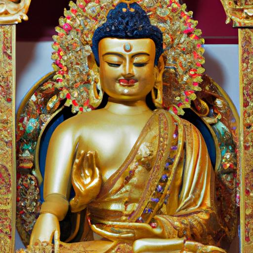 Tượng Phật Đản Sanh Vàng Với Chi Tiết Tinh Xảo