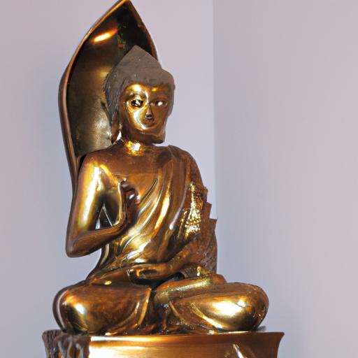 Tượng Phật Di Lặc Bằng Đồng Thau Với Bề Mặt Trơn Láng Và Sáng Bóng