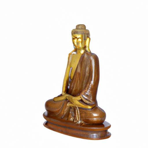 Tượng Phật Di Lặc Bằng Gỗ Được Hoàn Thiện Bằng Lá Vàng, Lộng Lẫy Và Trang Nghiêm