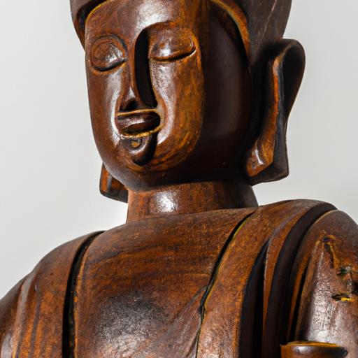 Tượng Phật Di Lặc Bằng Gỗ Quý Nhỏ Được Chụp Cận Cảnh
