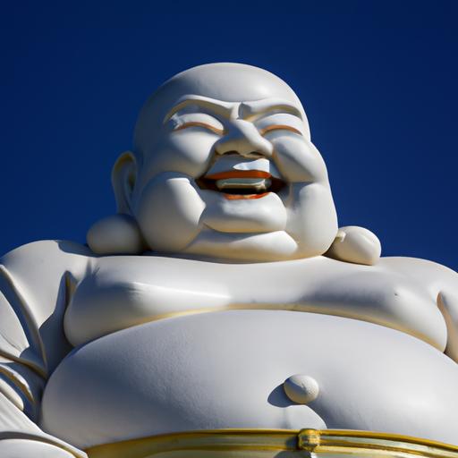 Tượng Phật Di Lặc Lớn Nhất Đông Nam Á Trên Nền Trời Xanh Trong