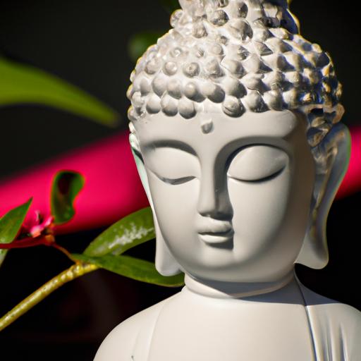 Tượng Phật Dược Sư Với Nét Mặt Thanh Tịnh Trong Tư Thế Thiền