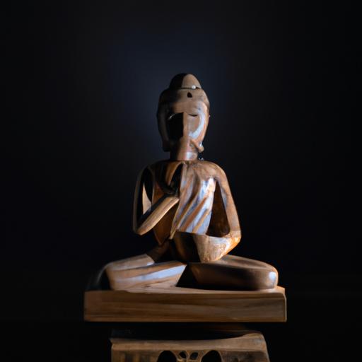 Tượng Phật Gỗ Đẹp Với Tư Thế Thiền Định