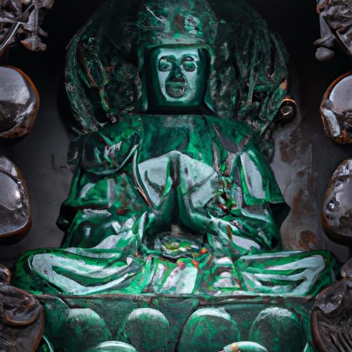 Tượng Phật Ngọc Xanh Tuyệt Đẹp Với Chi Tiết Tinh Xảo