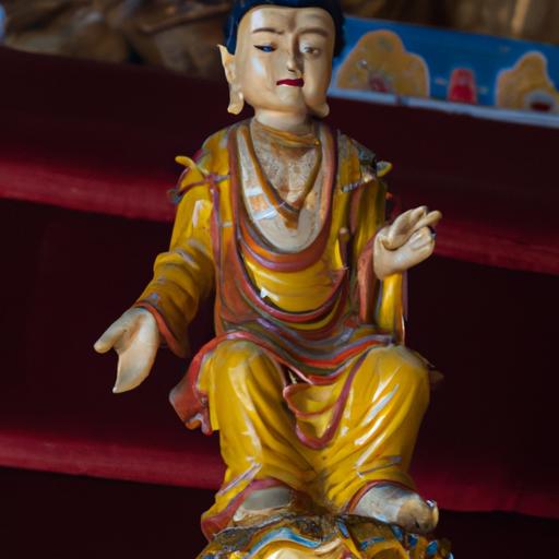 Tượng Phật Quan Âm Đứng Nhỏ Gần