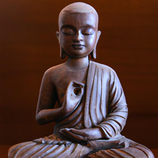 Tượng Phật Thích Ca Bằng Đồng Với Biểu Cảm Thanh Tịnh Và Tay Đặt Trong Tư Thế Thiền Định