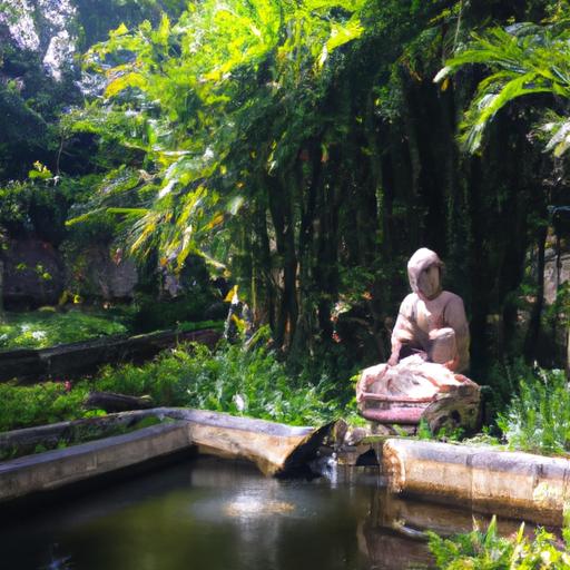 Tượng Phật Thích Ca Mâu Ni Đẹp Yên Bình Giữa Khu Vườn Thanh Bình.