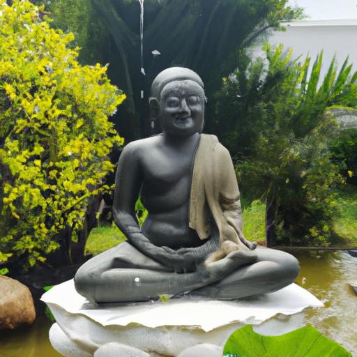 Tượng Phật Thích Ca Mâu Ni Trong Khu Vườn Yên Tĩnh