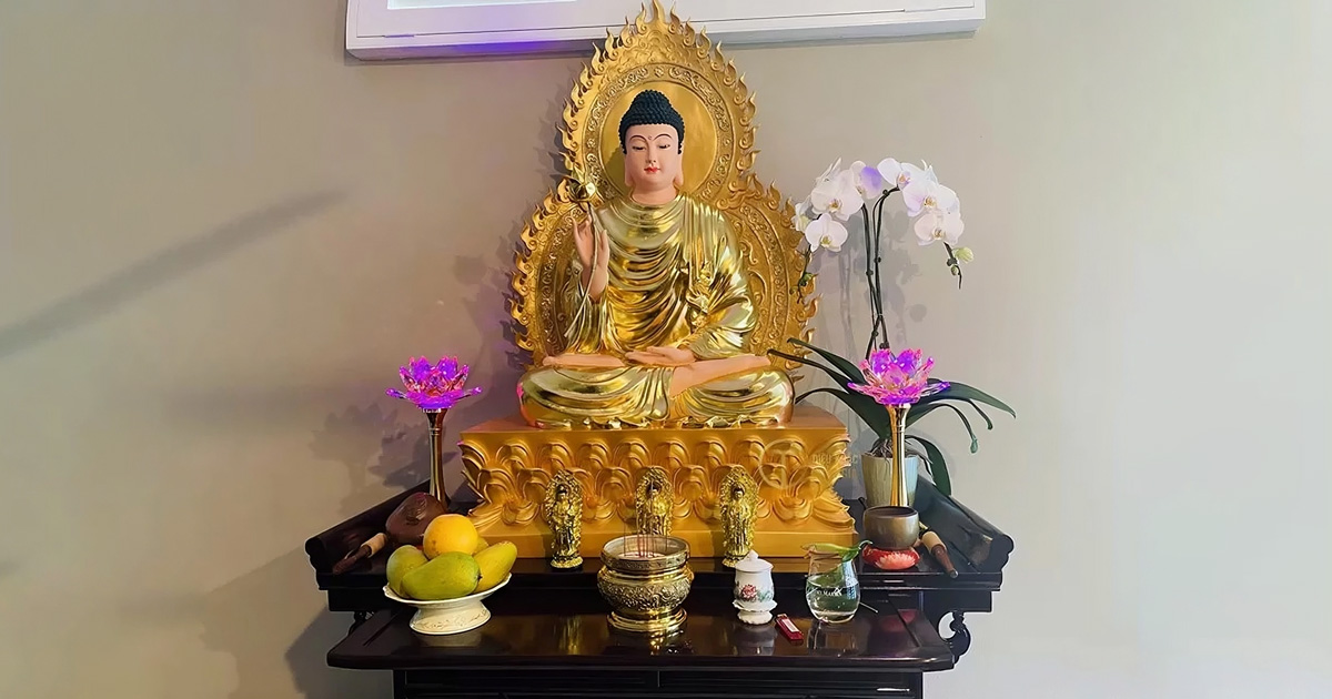 Cách Bài Trí Tượng Phật Như Lai