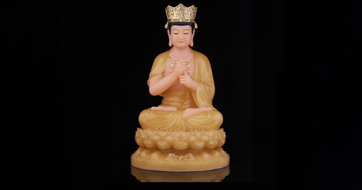 Tượng Phật Đại Như Lai Vẽ Gắm Vàng